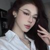 1PC Ultra Light Frameless Glasses for Women Business Leisure Elegant Lifestyle Gifts Spring New Plastic Eyewear
