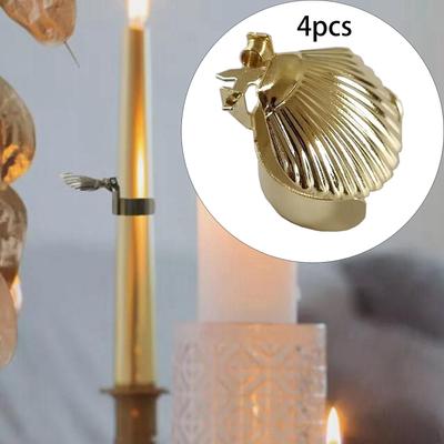 4 Pieces Automatic Candle Extinguisher Stopper Small Taper Clip
