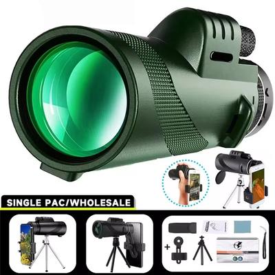 טלסקופ HD 80x100 5000 מטר טווח ארוך מתקפל נייד זום לציד קמפינג נסיעות מיני הספק גבוה ראייה ברורה