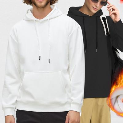 400gsm High Weight Unisex Fleece Winter Warm Hoodies Sweatshirt Couple's Fashion Hooded Casual Sport Pullovers