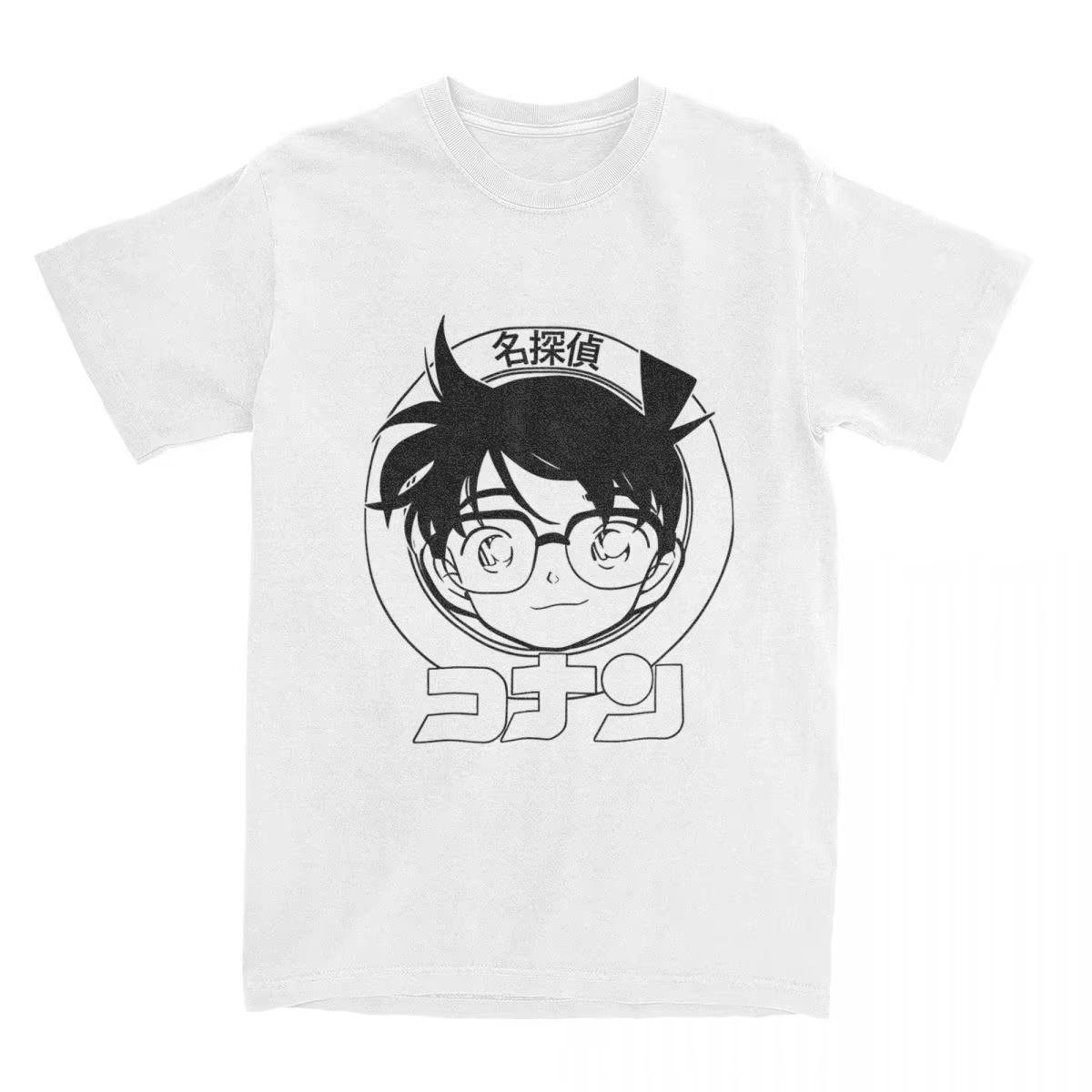 

Detective Conan Anime T-Shirt Unisex Graphic Gothic Style Women s Clothing Animation Theme Gothic Detective Conan T-Shirt S