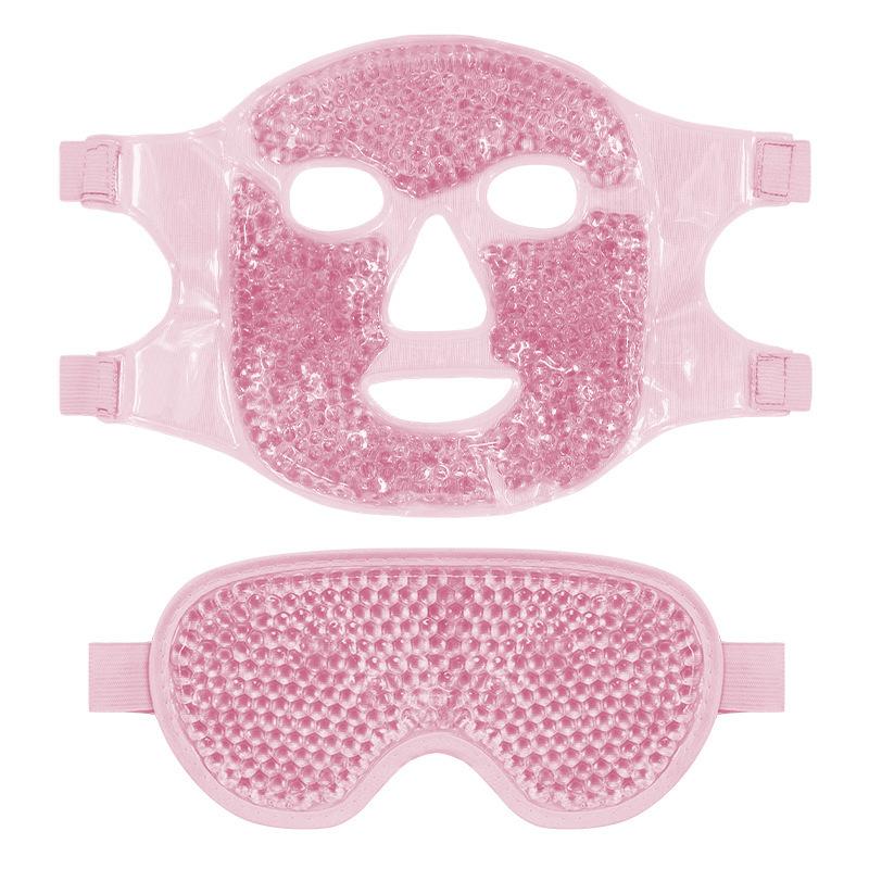 Gel rafraîchissant pour le visage, compresse chaude et froide, masque réutilisable, soulagement de la pression, yeux gonflés, migraines, soins de la peau