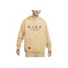 Nike Pullover Warm Letter Long Sleeve Hoodie Men Hoodies Khaki HQ4745233