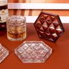Gemeotric Hexagon Coaster Mold Resin Silicone Molds Diy Crystal Glues Storage Tray Mold for Making Fruit Storage Plate
