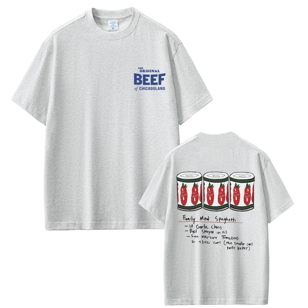 The Bear TV Show Tshirts The Original Beef of Chicagoland Funny Meme T Shirt Summer Unisex Women Casual Cotton Vintage T Shirts