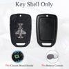Key Fob Shell Case Replacement Fits for Honda Accord Civic CRV HRV 2013- Keyless Entry Remote Control 4 Button Pad Cover MLBHLIK6-1TA MLBHLIK6-1T
