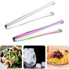 Pack of 3 Stainless Steel Kitchen Tongs with Long Handle for Safe Cooking and Baking In Deep Pots and On Grills