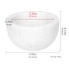 Linkidea Marble Shaving Soap Bowl, 100% Natural Marble, Internal Grooves for Maximum Lather. Heating Stones Provide a Luxurious Hot Shaving Experience