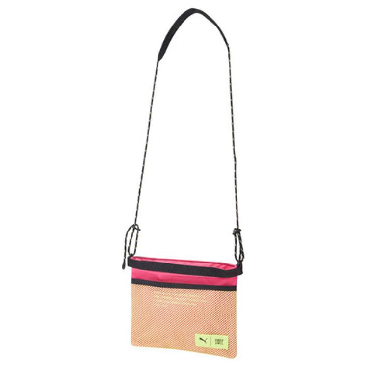 PUMA First Mile Fabric Crossbody Bag, Shoulder Bag Women s Bright Pink 077850-02