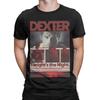 Camiseta de Algodón de la Película de Dexter Morgan para Adulto Verano Drama de TV Criminal Camisetas Retro Cuello Redondo Camiseta Harajuku Ropa Oversize