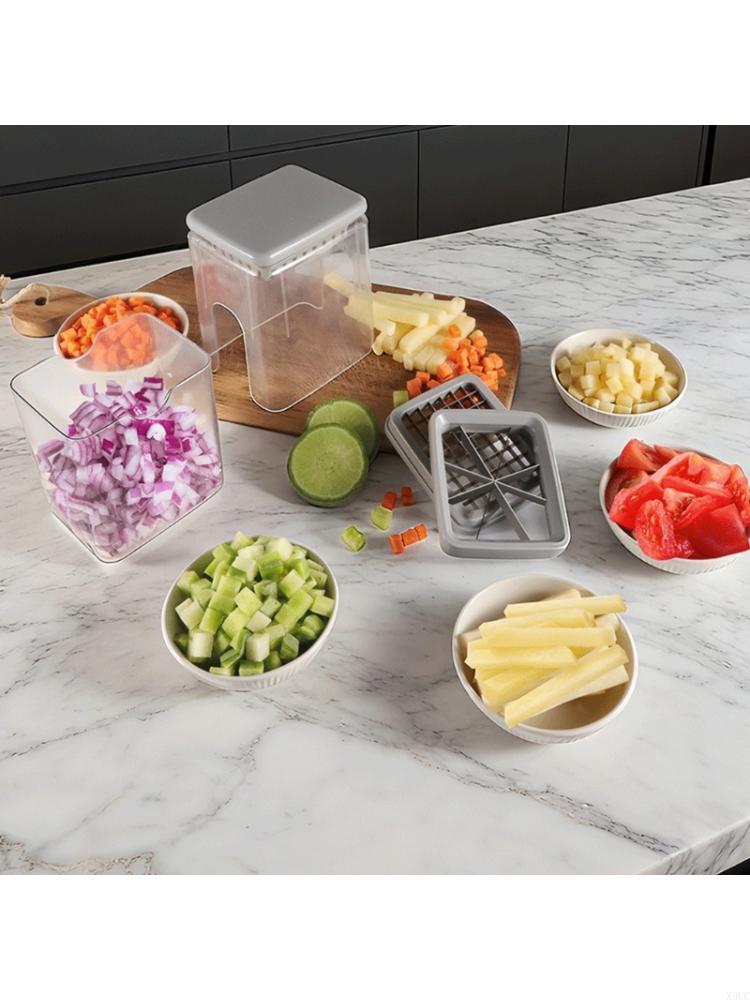 

Multifunctional Vegetable Slicers For Onions Potatoes Fruits Stainless Steels And Slip Resistant Base X3UC CN