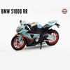 1/12 BMW S1000RR Gulf Oil Die Cast Motorcycle Model Toy Vehicle Collection Autobike Shork-Absorber Off Road Autocycle Toys Car