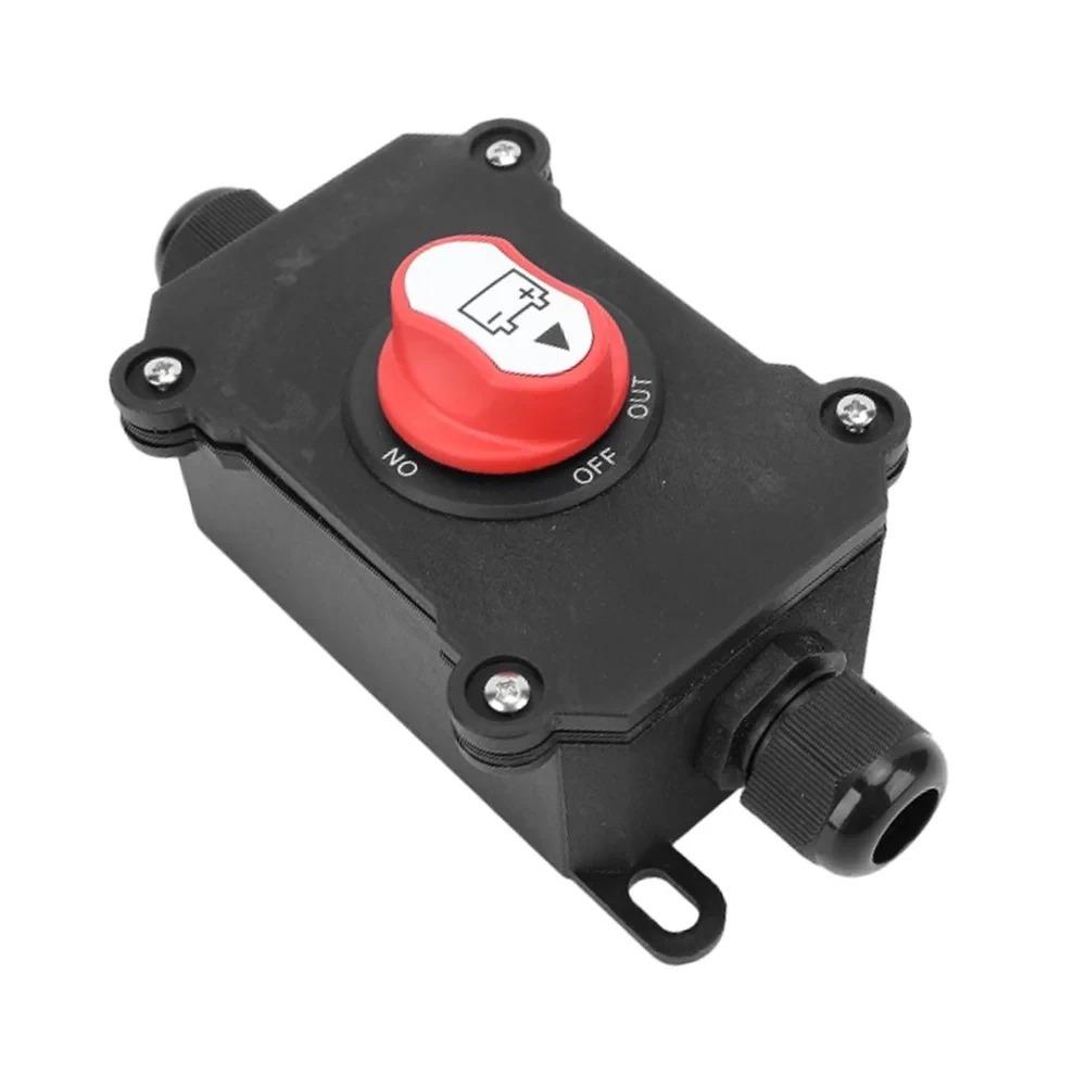100A Battery Cut Off Switch DC 12-24V Disconnecter Emergency Cutoff Battery Disconnect Switch Boat 1