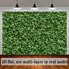 2D Artificial Green Foliage Wall Backdrop for Nature Lover and Content Creation