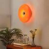 Decorative Light Plastic Donut Wall Lamp USB Plug Energy Saving Touch Switch Lamp Dimmable Modern LED Ambient Light Bedroom