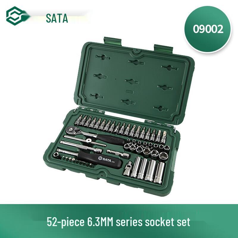SATA 52-Piece 1/4 Drive Ratchet & Socket Tool Set