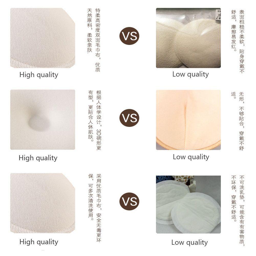 Maternity Nursing Washable Maternity Nursing Bra Anti Overflow Breast Pads Mammy Breast Pads 4PCS