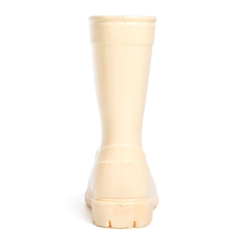 Water pants with boots children's beige environmentally friendly new children's rain shoes rain boots fashionable high-end water shoes waterproof