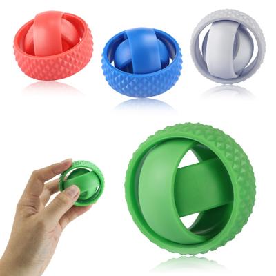 Dokulu Döndürücü Fidget Oyuncak Stres Giderici O Şeklinde Döndürme Üstü Parmak Esnekliği Eğitimi Parmak Ucu Jiroskopu Çocuklar Gençler Yetişkinler Doğum Günü Hediyesi