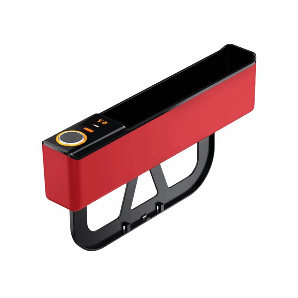 Multi-Functional Car Seat Gap Storage Box Fast-Charging Seat Gap Filler  Car Interior