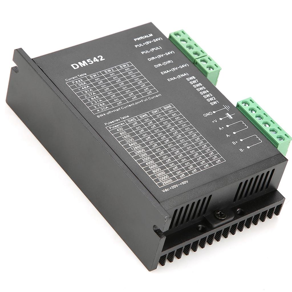 DM542 2 phase Stepper Motor Driver 57 86 Series Stepping Motor Driver 18 48VDC Peak 4.2A