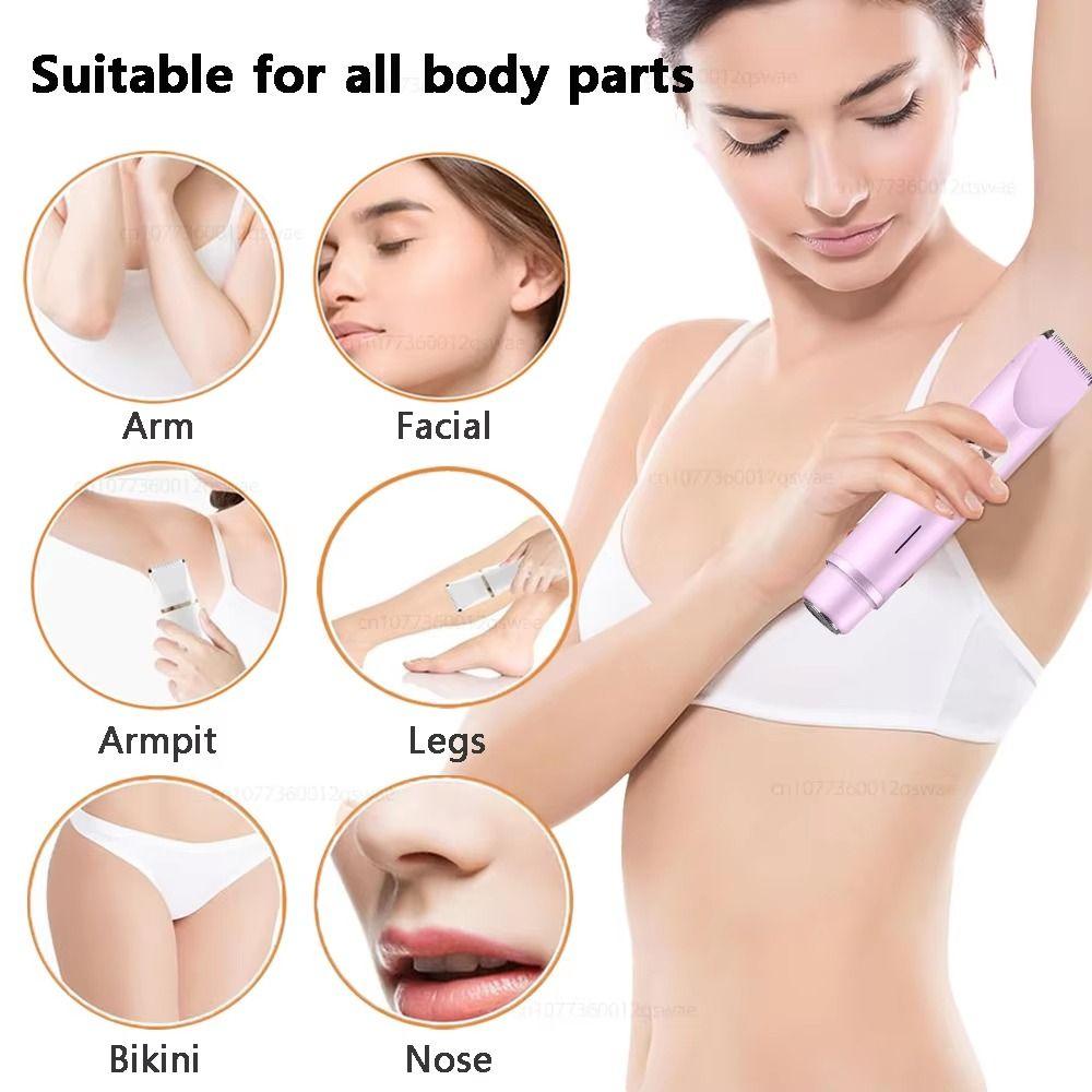 USB Rechargeable Multi-function Epilator Waterproof Women Hair Remover for 400mAh Underarm
