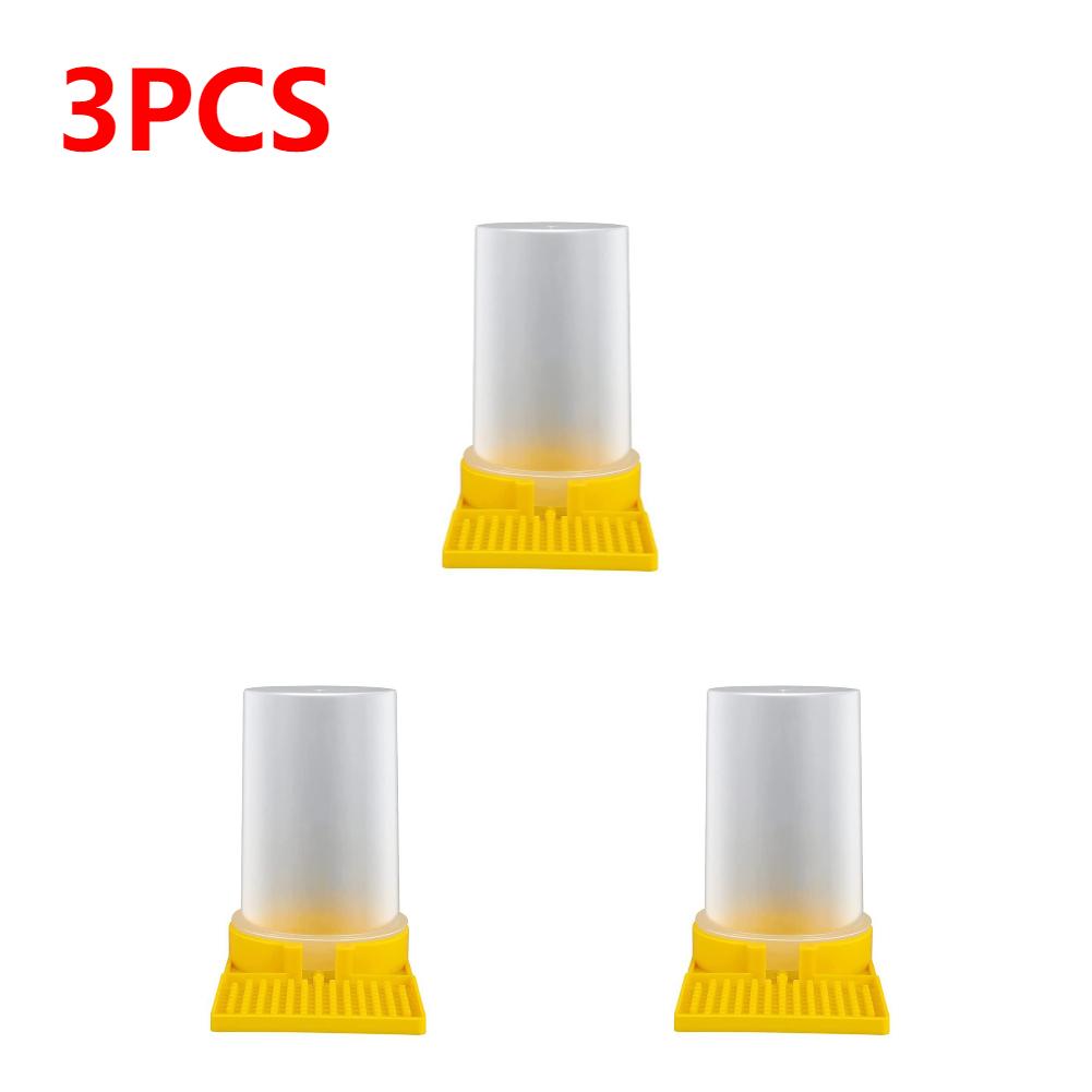 1-6 Stück Bienenfutterspender Trinkwasser Tränke Imkerei Honigbienen Futterspender Bienen tränken Werkzeuge Zubehör Futter Bienen Tränker Werkzeuge