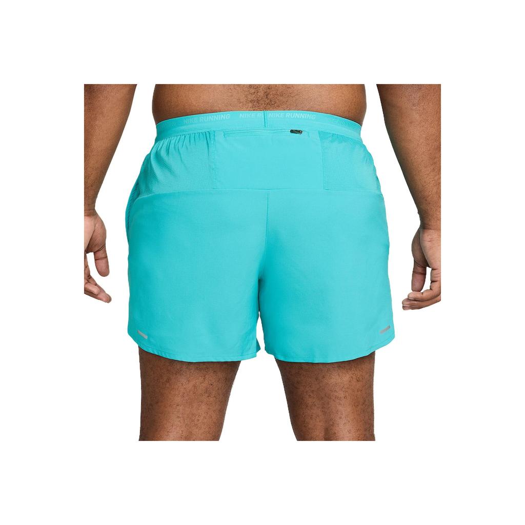 Nike Shorts Esportivos Leves Suaves Confortáveis Frescos Trail Stride Dri-Fit Masculino Azul-Claro Preto DM4755-345