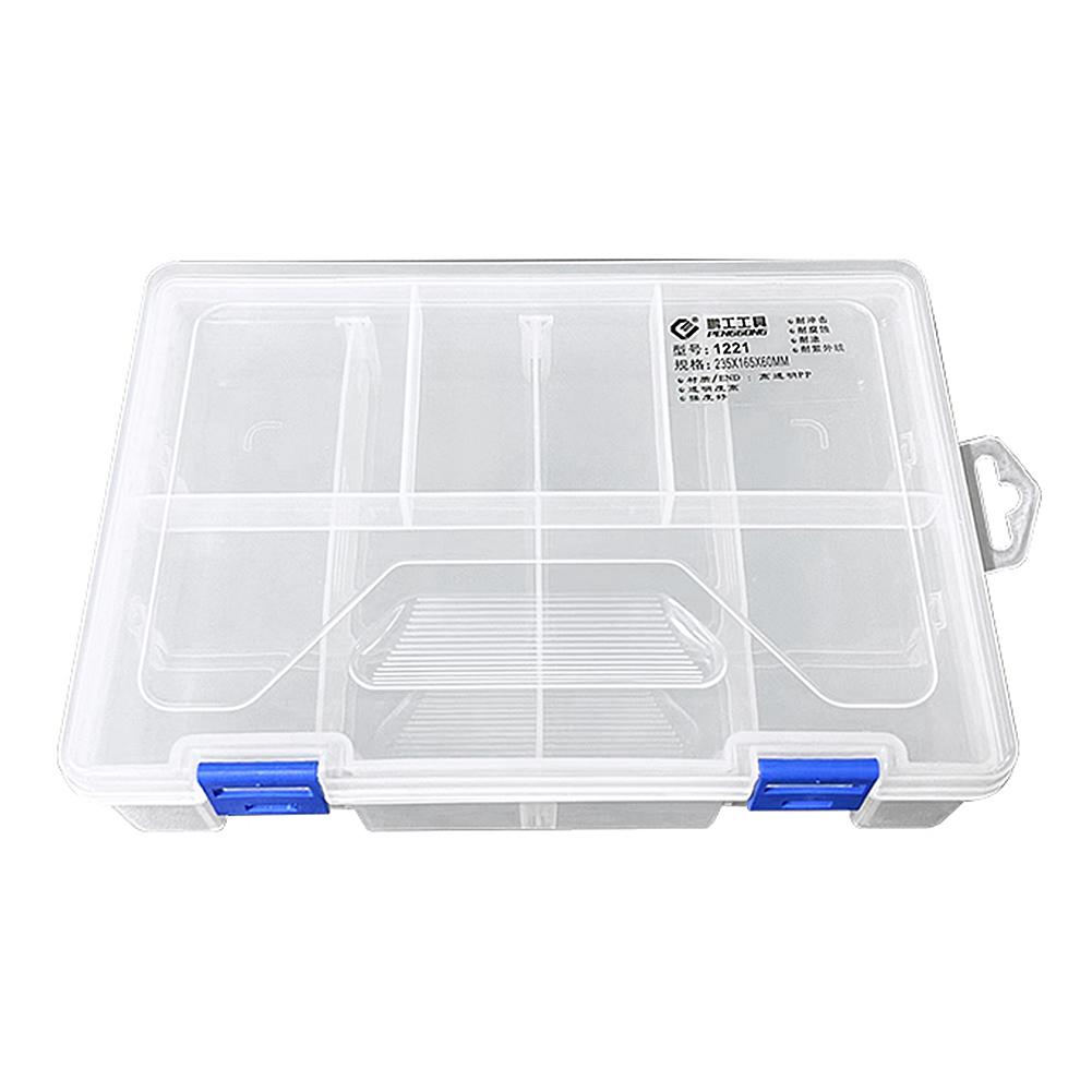 Portable Jewelry Screw Containers PP Plastic 6/7/8/10 Grids Jewelry Beads Earring Case with Removable Dividers Jewlery Box