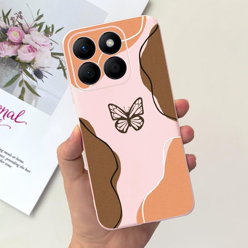 Women Fashion Girly Phone Case For Huawei Honor X9b Honor X8b Coque Funda Flower Pattern Soft Silicone Funda HonorX9b 5G Coques