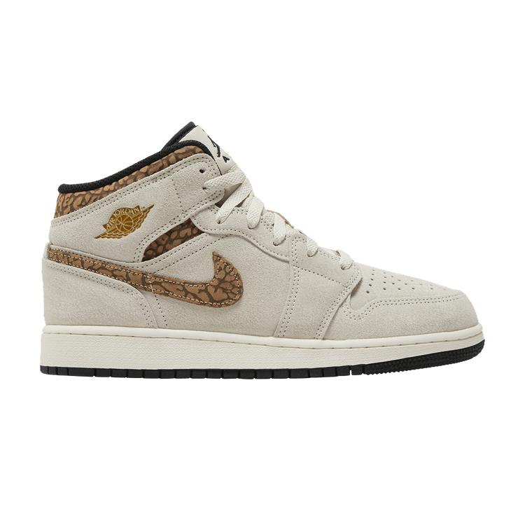 Air Jordan 1 Mid SE GS Brown Elephant 38