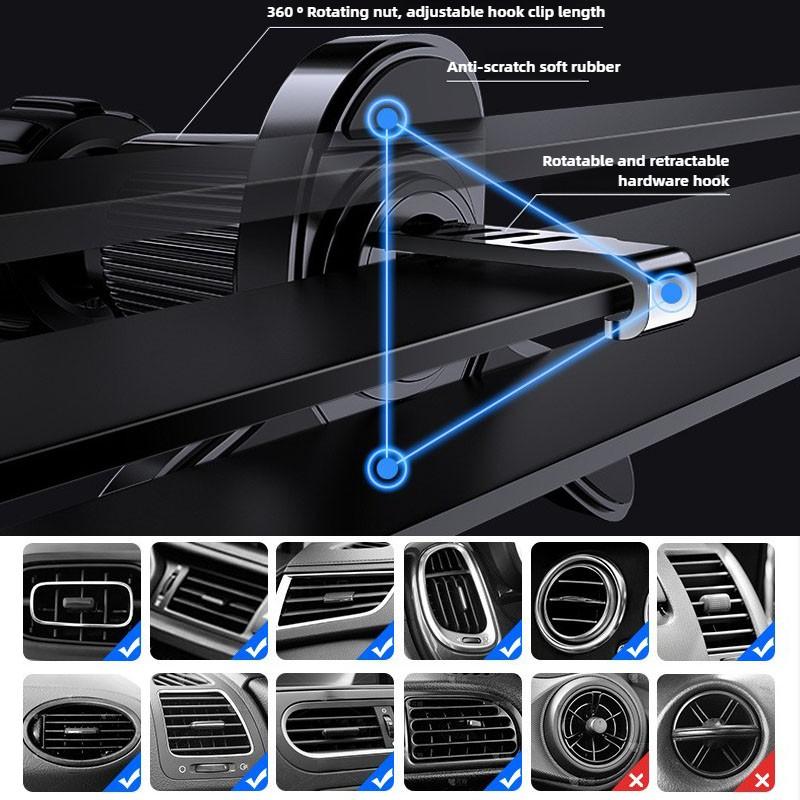 Magnetic Car Phone Holder Stand for Magsafe Car Mount Support GPS Mobile Bracket In Car for IPhone Samsung Xiaomi