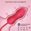 3 In 1 Rose Toy Vibrator for Woman Tongue Licking \nClitoral Stimulator Thrusting G Spot Dildo Clit Nipple Licker for Women Goods