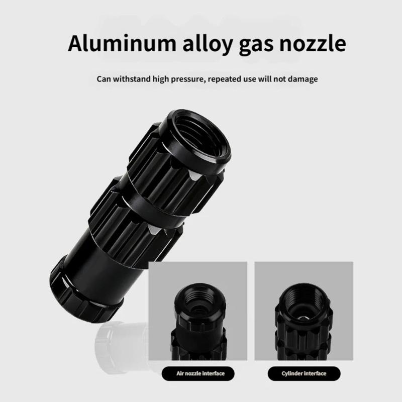 Bicycles CO2 Inflator Head Bikes Inflation Valves Head Knob Inflation Nozzle Bikes Fast Inflation Valves Accessories