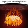 220V 5.5L Multifunction Air Fryer Oil free Health Fryer Cooker Smart Touch LCD Deep Airfryer Pizza Fryer 1500W