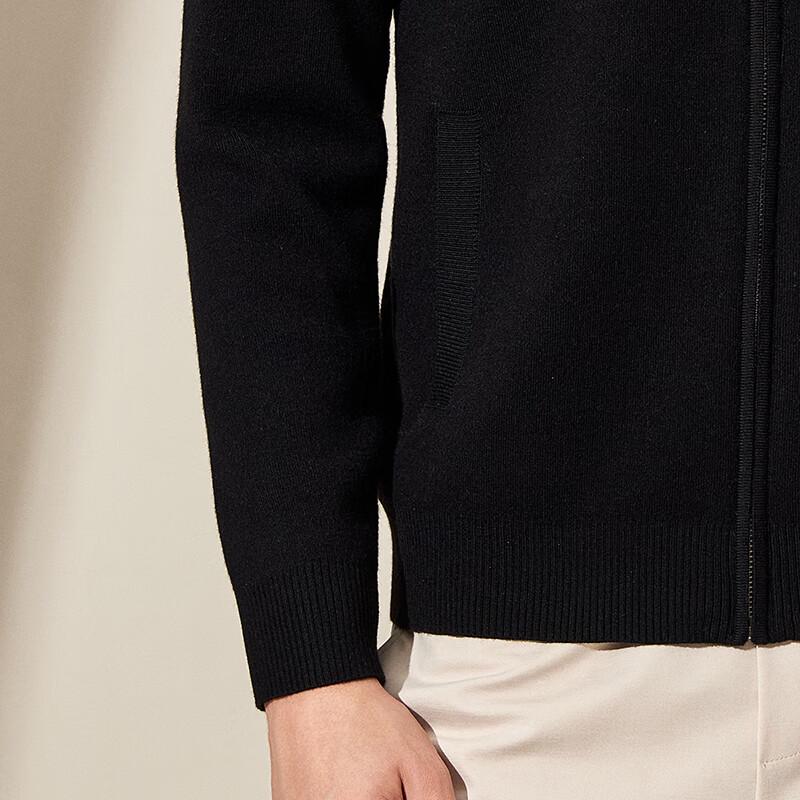 Antonio Men's Machine Washable Wool Blend Knit Cardigan Jacket