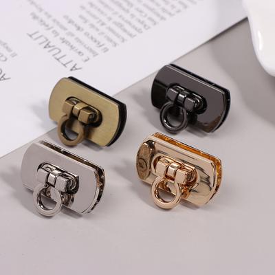 1Pc Metal Tiny Bag Clasp Turn Lock Twist Lock Clasp Leather Craft Women Bag Handbag Shoulder Bag Purse Diy Bag Hardware