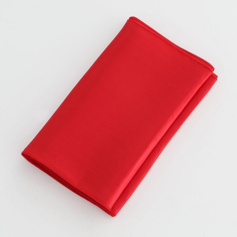 Direktlieferung für High-End-Hotelbankette und Hochzeitsszenen Rechteckige glänzende Tischdecke in Uni-Farbe, Satintischdecke