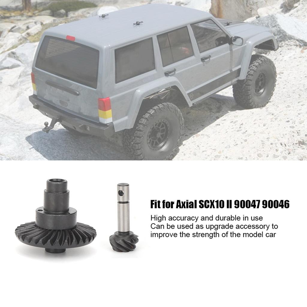 830 Reverse Gear Ratio RC Car 40 Steel Bevel Gear Parts Fit for Axial SCX10 II 90047 90046