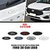 114mm/150mm/175mm Car Front Hood Emblem for Ford Fiesta Range Focus Mondeo Explorer Fusion Transit Edge Auto Rear Trunk Sticker CVU1 