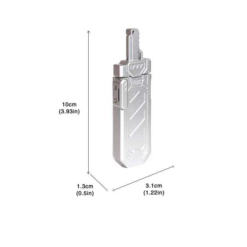 Sword Splitting Edc Fidget Magnetic Push Card Mechanical Slider Pushing Plate Haptic Sensory Toy Metal Relieve Stress Easing Toy