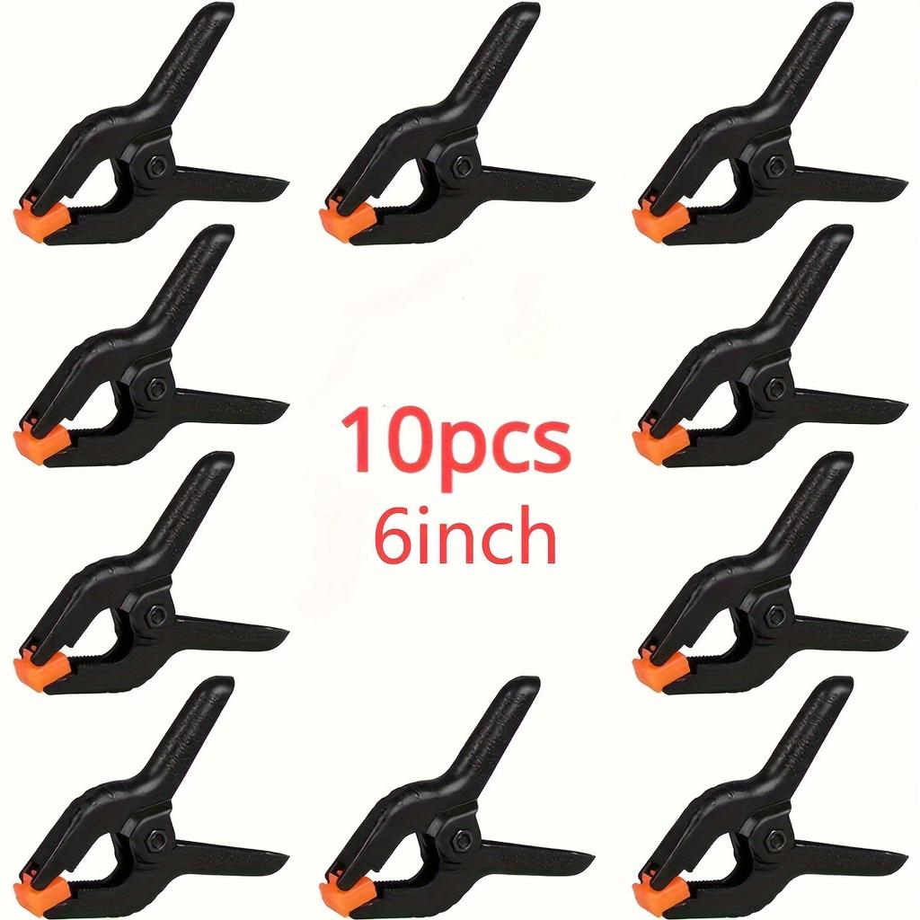 10pcs 6 inch Popular black Wood Working Clip Plastic DIY Clamp