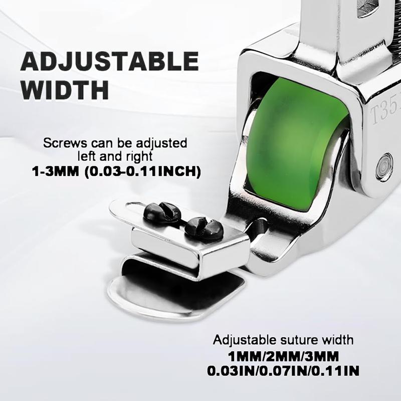 Rolled Hem Foot Sewing Presser Foot Accessories Beginners Wear Resistant Diy Multifunctional Arts Auxiliary Tool Spare Parts