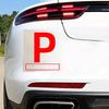 Car Sticker Magnetic Car 'P' Sign Sticker Waterproof Removable Parking Label for Vehicle Body Exterior Decoration