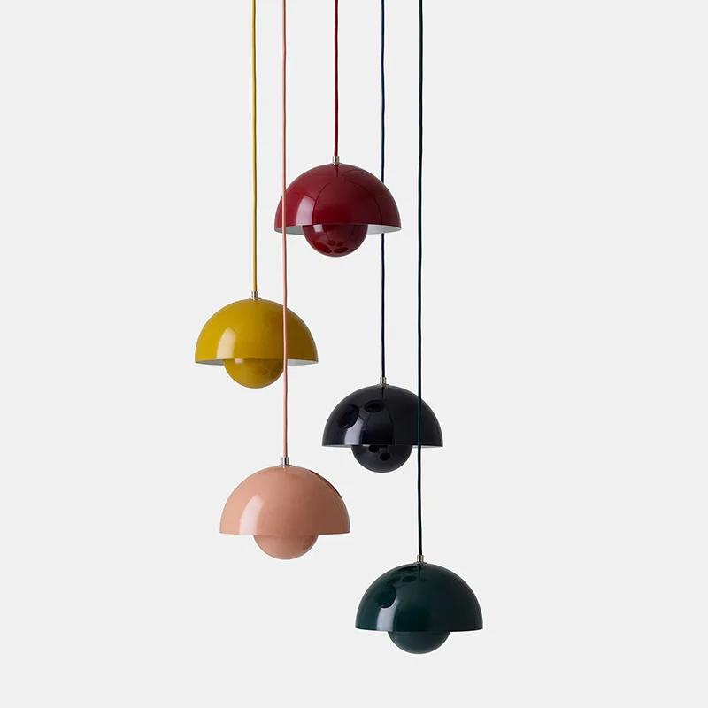 23cm Creative Chandeliers Bedroom Study Restaurant Pendant Light Decorative Lamp Multi-color Optional Modern Bud Indoor Lighting