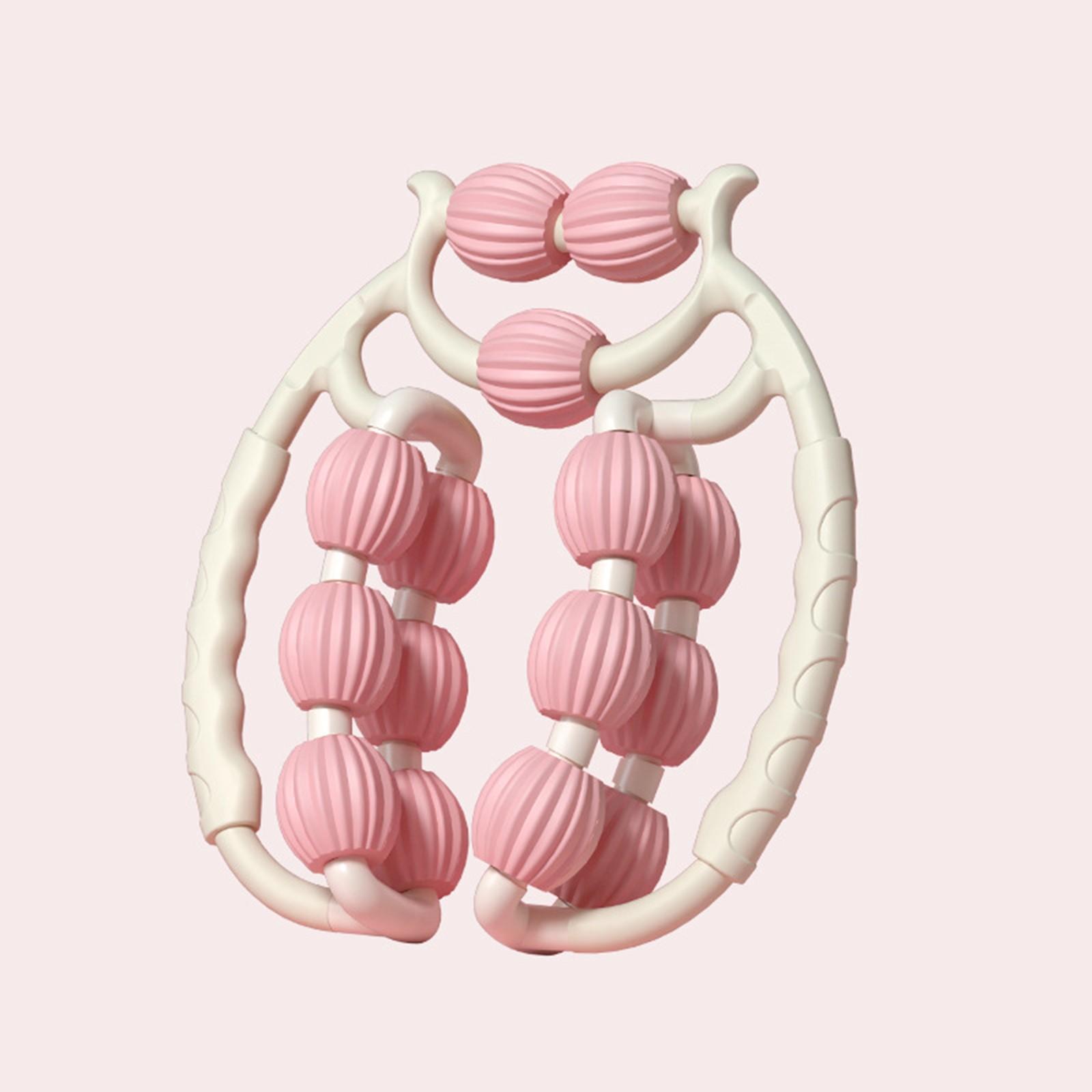 

Массажер для ног, роликовый инструмент для глубокого массажа тканей, ручной фитнес-оборудование с пенным валиком, для использования в помещении One Size розовый