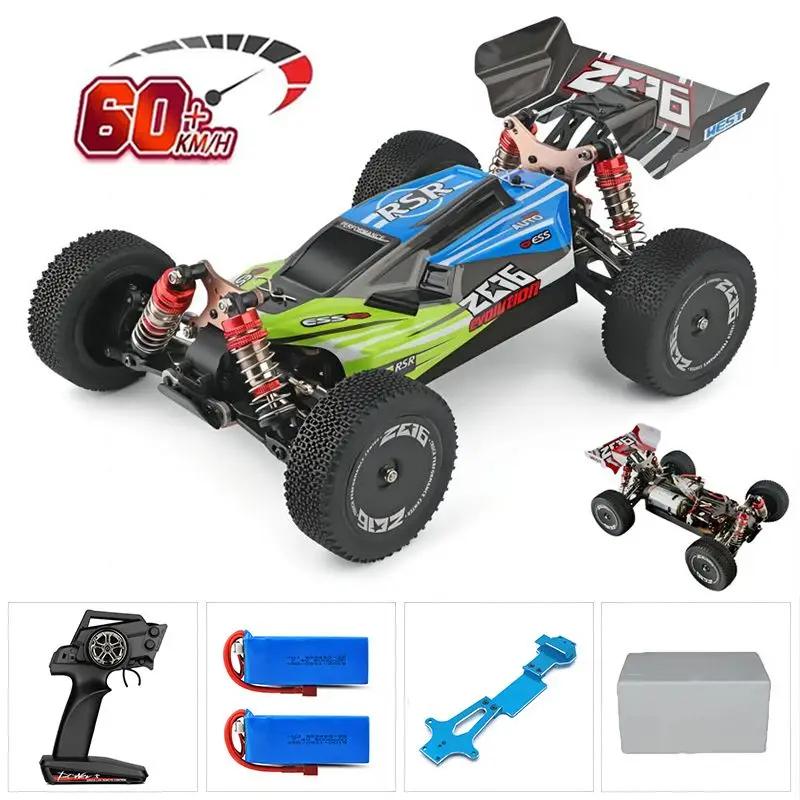 WLtoys 144010 75KM/H 2.4G RC Car Brushless 4WD Electric High Speed Off-Road Remote Control Drift Toys for Children Racing