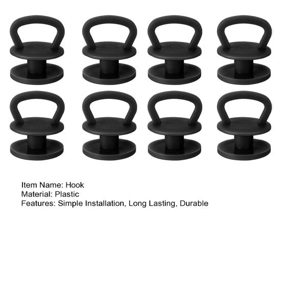 2/4/8Pcs Reusable Replacement Buttons with Built-in Hook Set Twist Lock Mechanism Simple Installation Bag Hooks Buttons