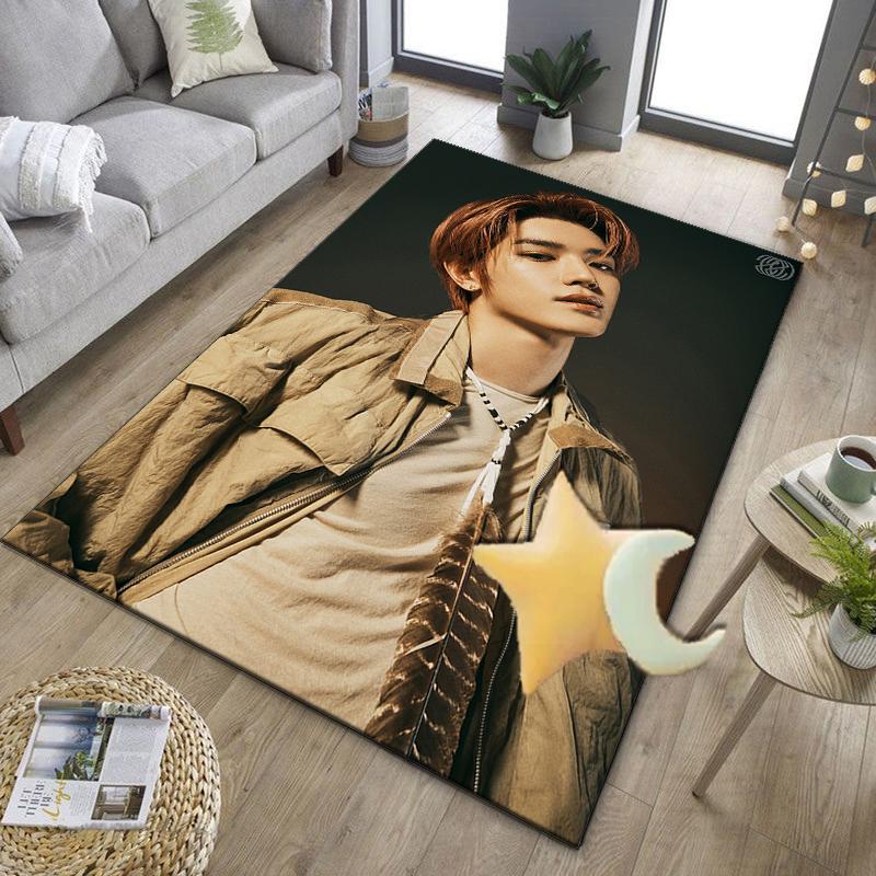 K-pop Group Stray Office Rug Chair Mat, Game Carpet, Suitable for Front Door, Bedroom, Living Room, Desk, Holiday Gift