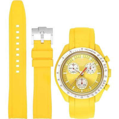 Pasek silikonowy do zegarka Omega X Swatch MoonSwatch Pasek do zegarka Omega i Swatch Pasek gumowy do zegarka Omega Speedmaster Seiko SEIKO 20 mm